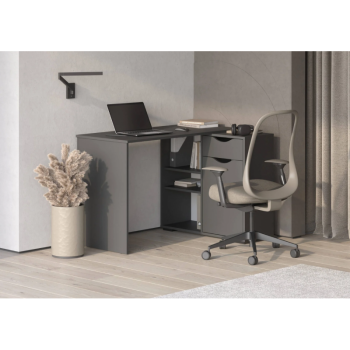 Стол письменный, арт.6-011110, графит (ГК) в Сухом Логу - suhoj-log.mebel-e96.ru