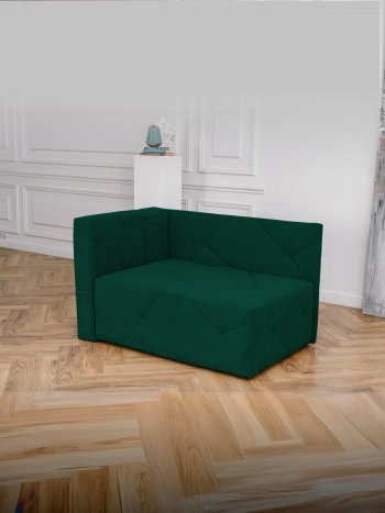 Диван 1010 изумруд, левый (BRENDOSS) в Сухом Логу - suhoj-log.mebel-e96.ru