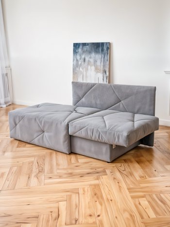 Диван 1010 серый, правый (BRENDOSS) в Сухом Логу - suhoj-log.mebel-e96.ru