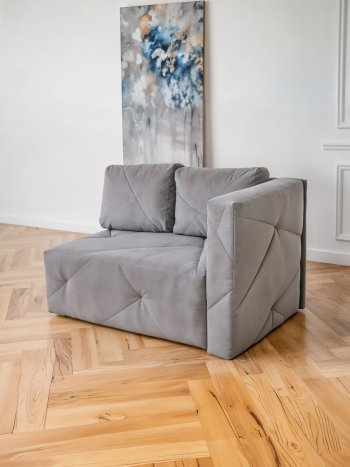 Диван 1010 серый, правый (BRENDOSS) в Сухом Логу - suhoj-log.mebel-e96.ru