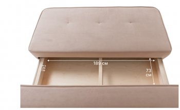 Диван-кровать 1001 бежевый (Brendoss) в Сухом Логу - suhoj-log.mebel-e96.ru