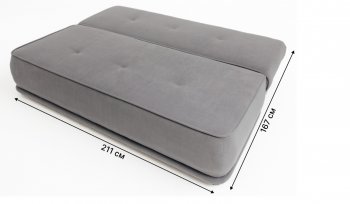 Диван-кровать 1001 серый (Brendoss) в Сухом Логу - suhoj-log.mebel-e96.ru