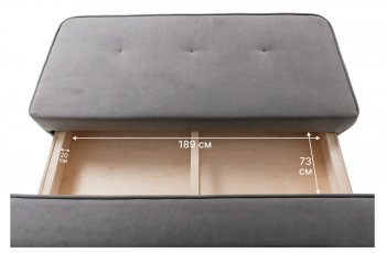 Диван-кровать 1001 серый (Brendoss) в Сухом Логу - suhoj-log.mebel-e96.ru