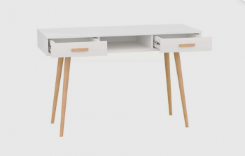 Стол письменный, арт.6-01103, белый (ГК) в Сухом Логу - suhoj-log.mebel-e96.ru