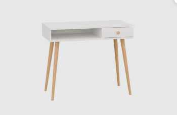 Стол письменный, арт.6-01101, белый (ГК) в Сухом Логу - suhoj-log.mebel-e96.ru