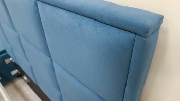 Кровать с подъемным механизмом Мега синий (Лин) в Сухом Логу - suhoj-log.mebel-e96.ru