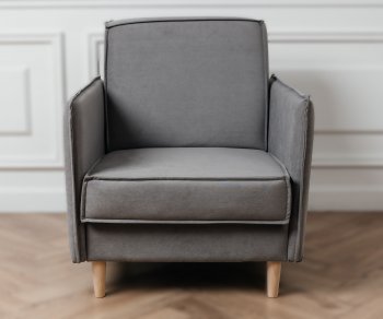 Кресло 831 Серый, велюр (Brendoss) в Сухом Логу - suhoj-log.mebel-e96.ru