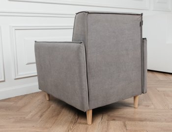 Кресло 831 Серый, велюр (Brendoss) в Сухом Логу - suhoj-log.mebel-e96.ru