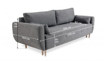 Диван 920 серый (Brendoss) в Сухом Логу - suhoj-log.mebel-e96.ru