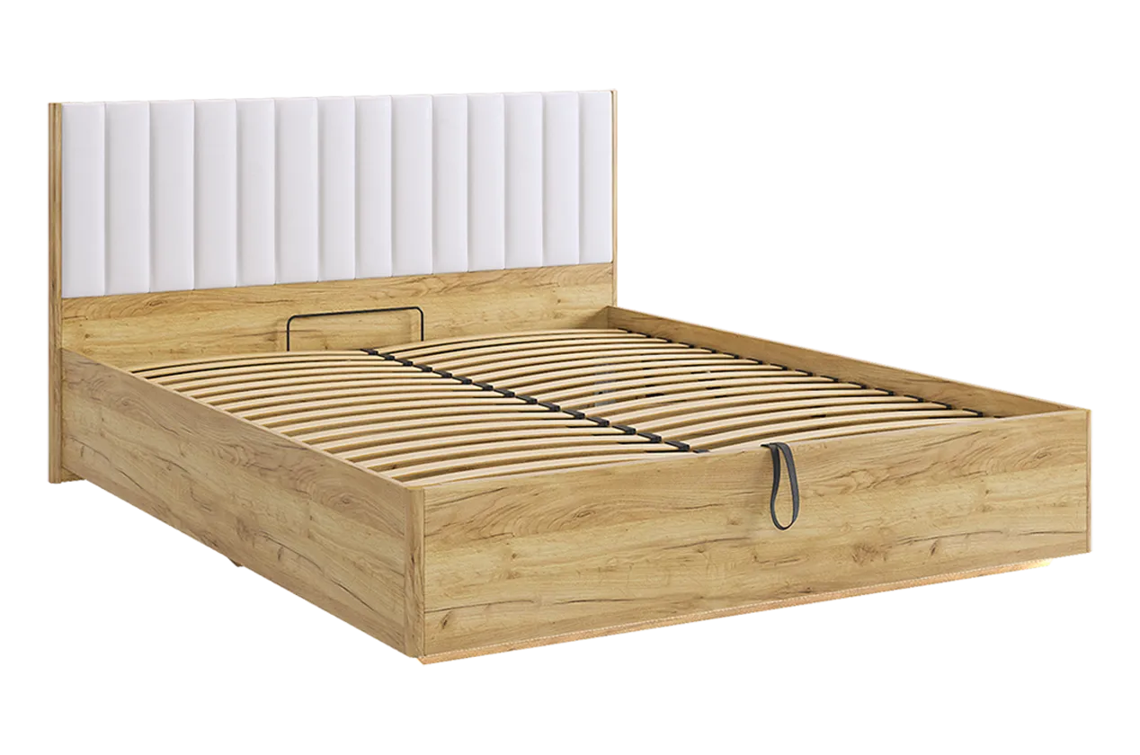 Кровать с подъемным механизмом Адам белый  (Мебельсон) в Сухом Логу - suhoj-log.mebel-e96.ru