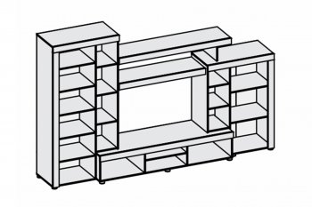 Гостиная Аллегро вар. 1 (Диал) в Сухом Логу - suhoj-log.mebel-e96.ru