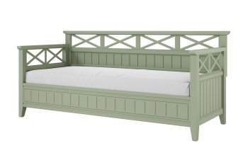 Кровать из массива Амелия зеленый самшит (БМ) в Сухом Логу - suhoj-log.mebel-e96.ru