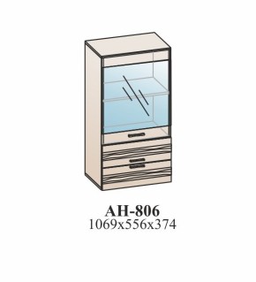 Антресоль ЛОТОС (АН-806) Бодега белая в Сухом Логу - suhoj-log.mebel-e96.ru | фото