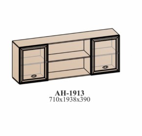 Антресоль ЭЙМИ АН-1913 Бодега белая/патина серебро в Сухом Логу - suhoj-log.mebel-e96.ru | фото