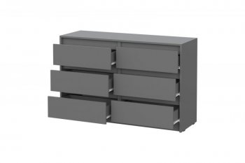 Комод Айден КМ06-1200 серый графит (ИЦ) в Сухом Логу - suhoj-log.mebel-e96.ru