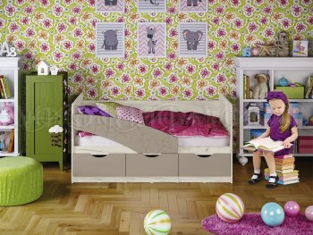 Кровать Бабочки Шарли мокко (Миф) в Сухом Логу - suhoj-log.mebel-e96.ru