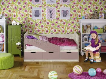 Кровать Бабочки Шарли пинк (Миф) в Сухом Логу - suhoj-log.mebel-e96.ru