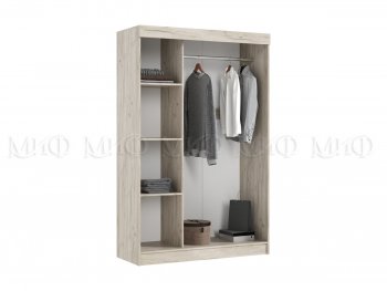 Шкаф-купе Бася 1300 мм крафт/кашемир (Миф) в Сухом Логу - suhoj-log.mebel-e96.ru