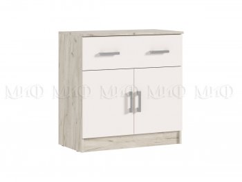Комод 1 ящик 2 двери Бася крафт/кашемир (Миф) в Сухом Логу - suhoj-log.mebel-e96.ru