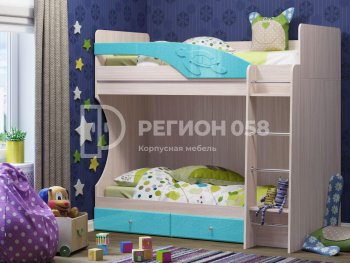 Двухъярусная кровать Бемби МДФ (Регион) в Сухом Логу - suhoj-log.mebel-e96.ru