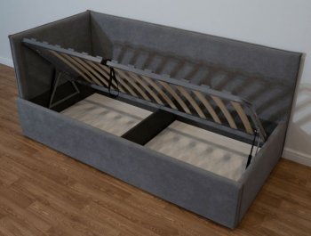 Диван-кровать Бенто с ПМ, велюр Маус (ДСВ) в Сухом Логу - suhoj-log.mebel-e96.ru