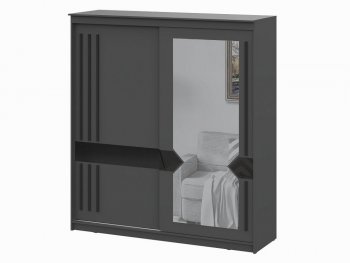 Шкаф-купе №25 2000 мм Блэк ЛАЙТ графит (СВ) в Сухом Логу - suhoj-log.mebel-e96.ru