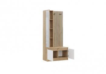 Прихожая Бостон Лайт с антрес. белый (Стиль) в Сухом Логу - suhoj-log.mebel-e96.ru