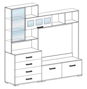 Стенка Яна ТВ 751 (СтендМ) в Сухом Логу - suhoj-log.mebel-e96.ru