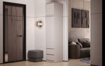 Пенал Челси 450 мм с антресолью Кашемир (Миф) в Сухом Логу - suhoj-log.mebel-e96.ru