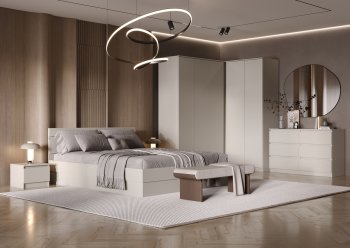 Спальный гарнитур Челси Кашемир. модульный (Миф) в Сухом Логу - suhoj-log.mebel-e96.ru