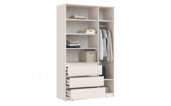 Шкаф 1200 мм Челси с антресолью Кашемир (Миф) в Сухом Логу - suhoj-log.mebel-e96.ru