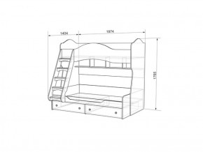 Набор детской мебели Алиса (модульная) в Сухом Логу - suhoj-log.mebel-e96.ru