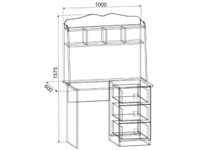 Набор детской мебели Амели (модульная) в Сухом Логу - suhoj-log.mebel-e96.ru