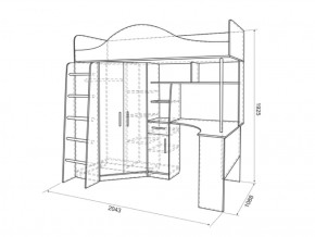 Набор детской мебели Амели (модульная) в Сухом Логу - suhoj-log.mebel-e96.ru