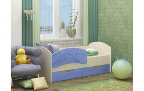 Детская кровать Дельфин-3 МДФ голубой, 80х160 в Сухом Логу - suhoj-log.mebel-e96.ru
