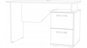 Письменный стол с ящиками Ральф (лин) в Сухом Логу - suhoj-log.mebel-e96.ru