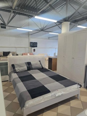 Кровать из массива Джали льняной (БМ) в Сухом Логу - suhoj-log.mebel-e96.ru