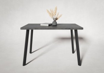 Стол нераздв. Дублин 32 КРАФТ В2, ЛДСП Цемент темный (Вудман) в Сухом Логу - suhoj-log.mebel-e96.ru