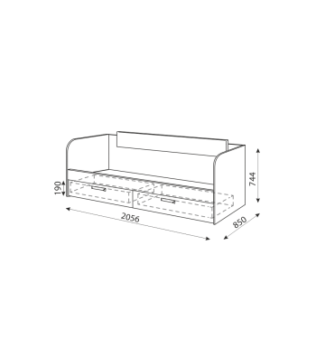 Кровать с ящиками Дуглас М13 (Риннер) в Сухом Логу - suhoj-log.mebel-e96.ru