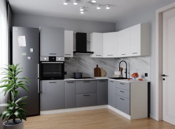 Угловой кухонный гарнитур Элеганция 2400*1600 мм Sanvut в Сухом Логу - suhoj-log.mebel-e96.ru