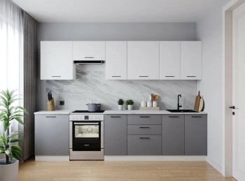 Кухонный гарнитур Элеганция 3000 мм (Санвут) в Сухом Логу - suhoj-log.mebel-e96.ru