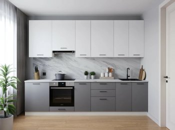 Кухонный гарнитур высокий Элеганция 3000 мм (Санвут) в Сухом Логу - suhoj-log.mebel-e96.ru