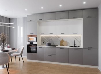 Кухонный гарнитур Элеганция 3400 мм (Санвут) в Сухом Логу - suhoj-log.mebel-e96.ru