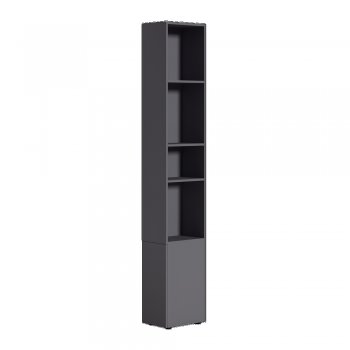 Шкаф торцевой Эйр 16.323 графит (Моби) в Сухом Логу - suhoj-log.mebel-e96.ru