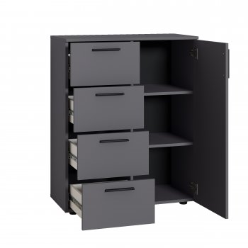Комод Эйр 16.241 графит (Моби) в Сухом Логу - suhoj-log.mebel-e96.ru