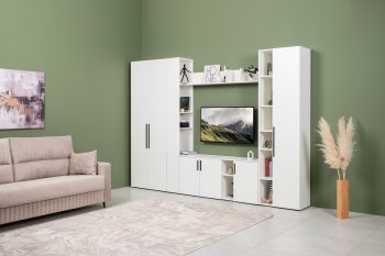 Тумба под ТВ Эйр 16.55 белый (Моби) в Сухом Логу - suhoj-log.mebel-e96.ru