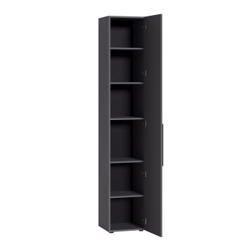 Шкаф модульный Эйр, графит (Моби) в Сухом Логу - suhoj-log.mebel-e96.ru