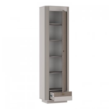Шкаф пенал 34.30 Фантазия кашемир (Олмеко) в Сухом Логу - suhoj-log.mebel-e96.ru