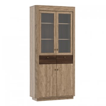Шкаф витрина 34.05 Фантазия (Олмеко) в Сухом Логу - suhoj-log.mebel-e96.ru | фото
