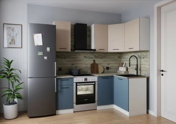 Кухонный гарнитур угловой Фьюжн 2000*1200 мм (Sanvut) в Сухом Логу - suhoj-log.mebel-e96.ru